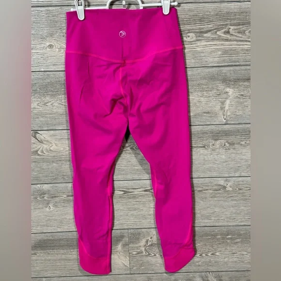 Savvi Dancer 24” Leggings, Berry Color, Size Medium, Tulip Hem - Picture 6 of 11